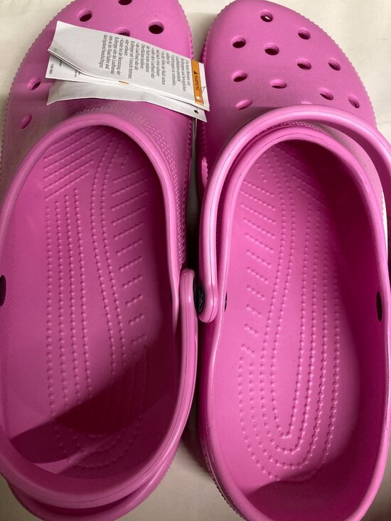 Crocs Men\'s Classic Clog  Shoe  Pink Size US Men\'s 14 New With Tag